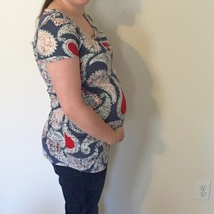 Motherhood Maternity Paisley T-shirt